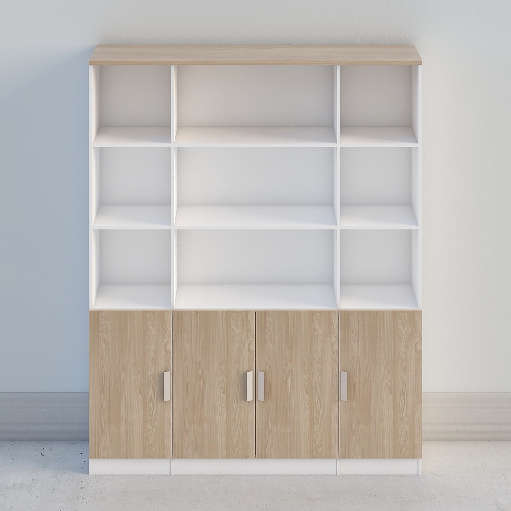 YS-8864 empty four-door bookcase 1600-400-2000