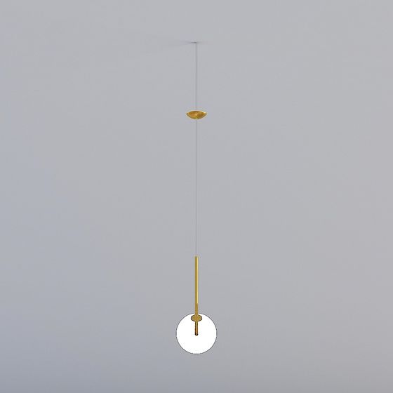 Modern Suspended Lamp 3D model