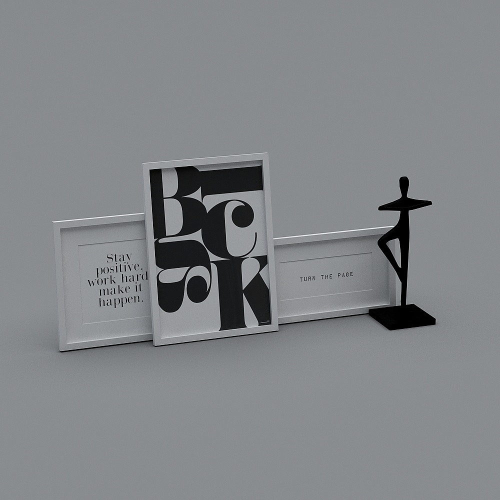 Minimalist Art Gallery 3D model