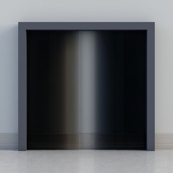 Industrial Style Door 3D model for Modern Interiors