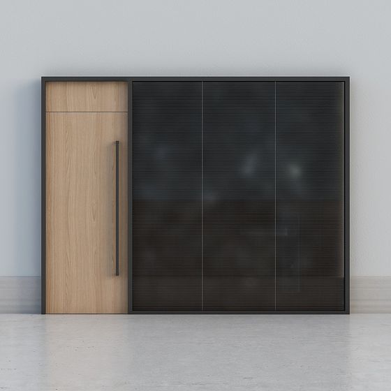 Modern Minimalist Door 3D model Design