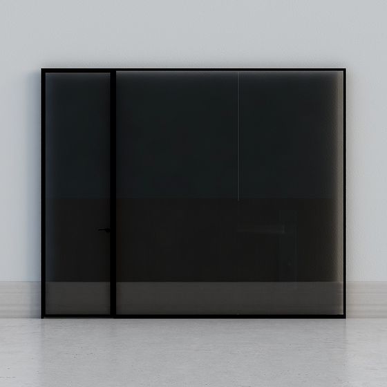 Porte vitrée moderne