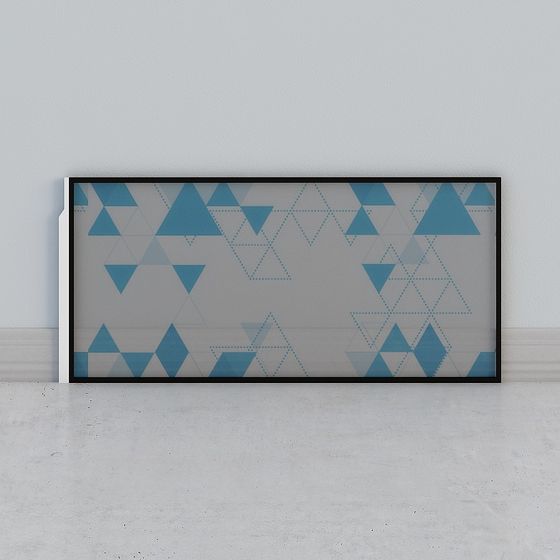 Triangular Mirage 3D model: Abstract Geometry