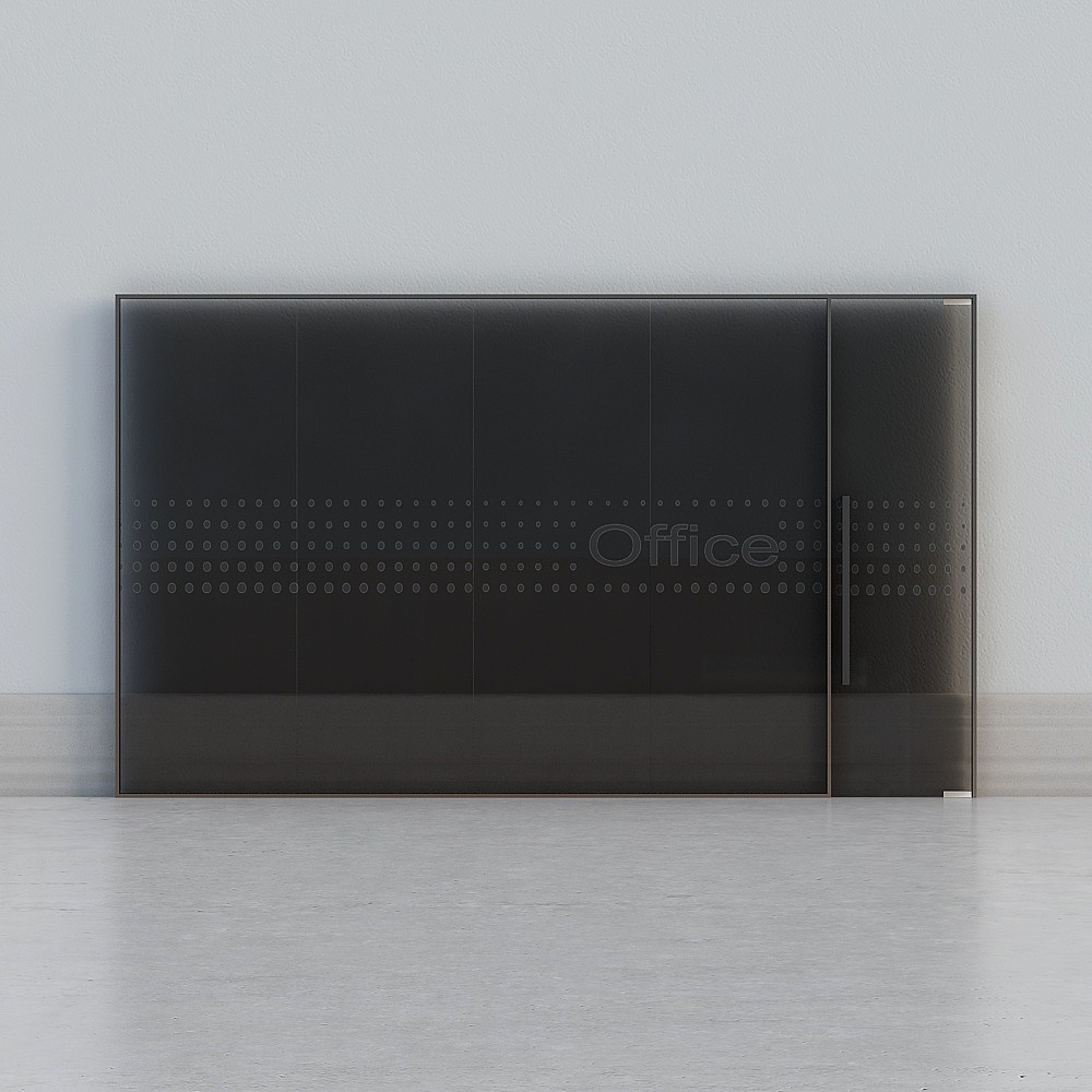 Stylish Office Door 3D model