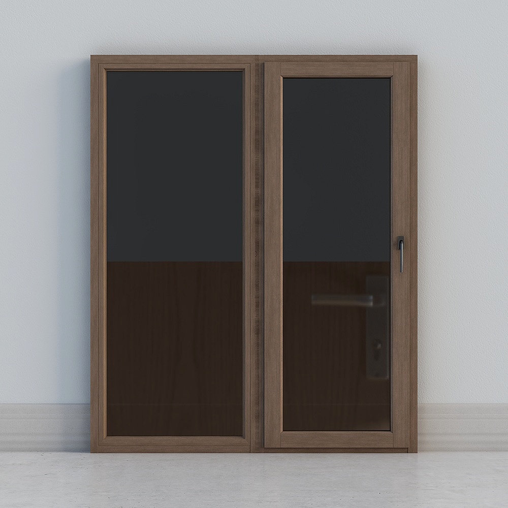 The sliding door is suspended on the S86