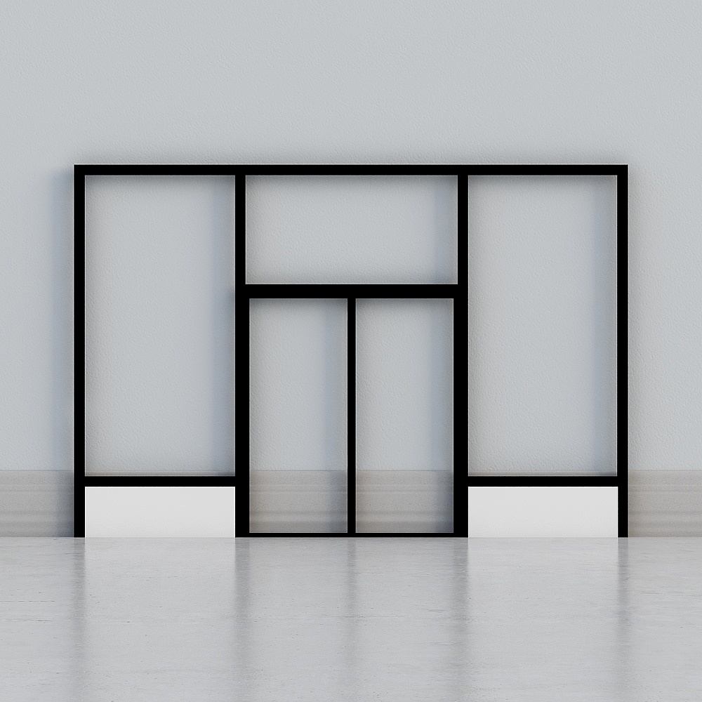 modern dark glass wide gate