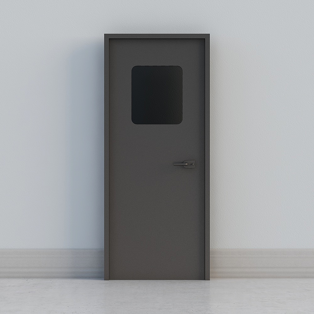 modern grey door