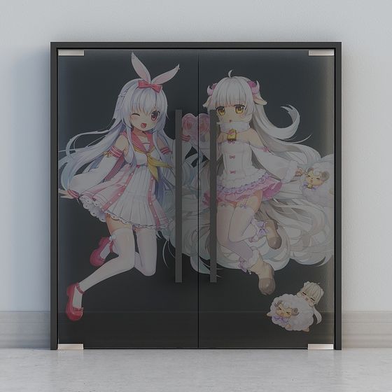 Dreamy Twins Low-Poly 3D Model