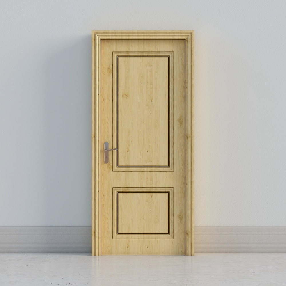 classic bright wooden door