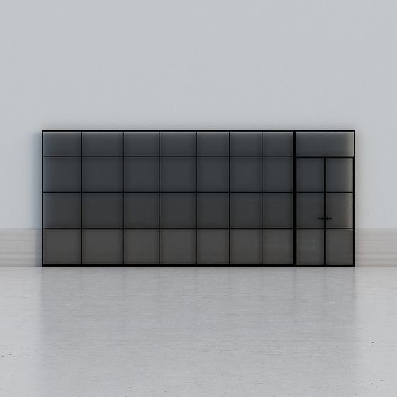 Industrial Style Storage Cabinet 3D model