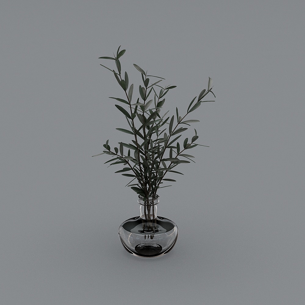 green leaf vase 1.0