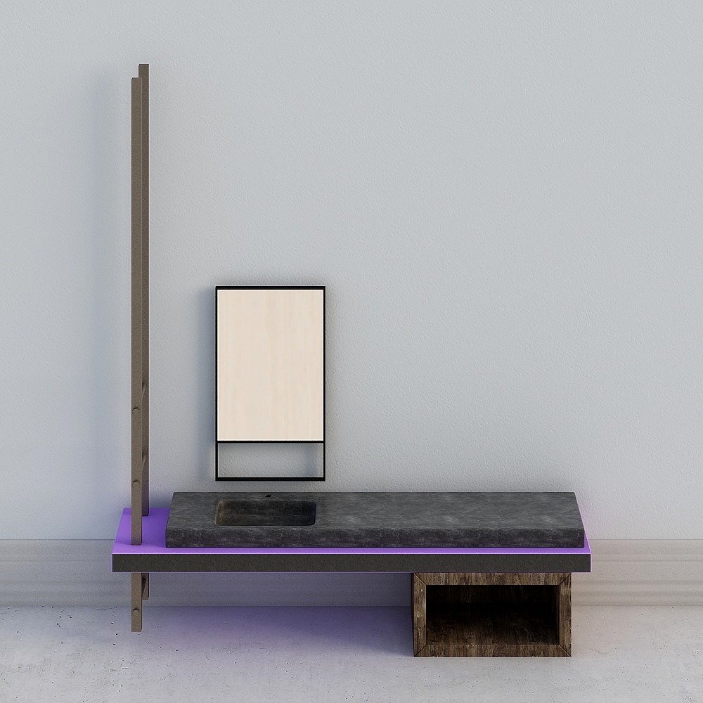 Wash the hand-washing table