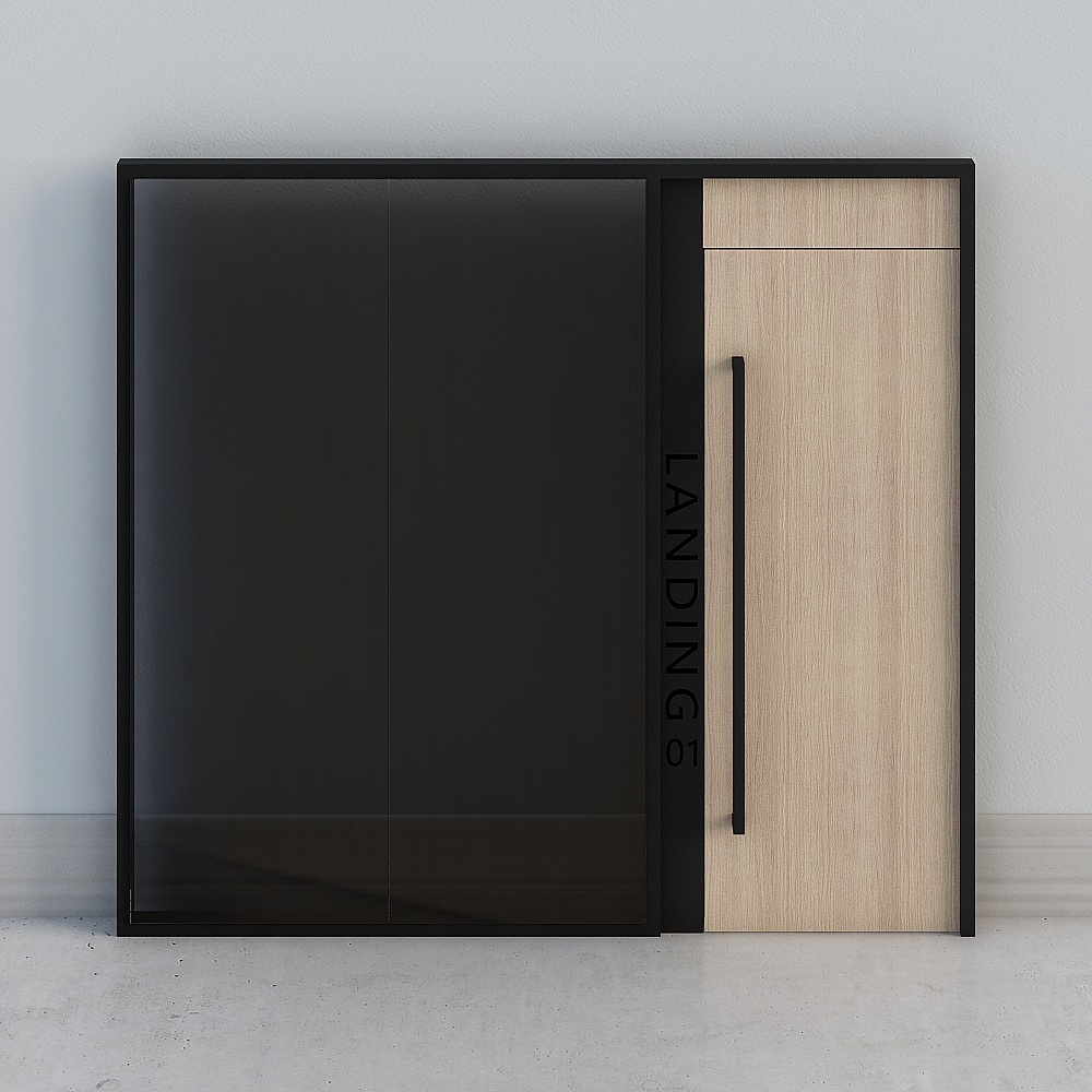 Suzhou landing glass partition (2700x3000)