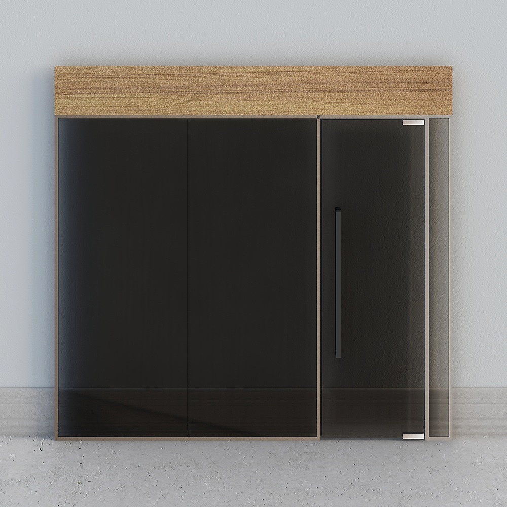 現代玻璃隔斷屏風