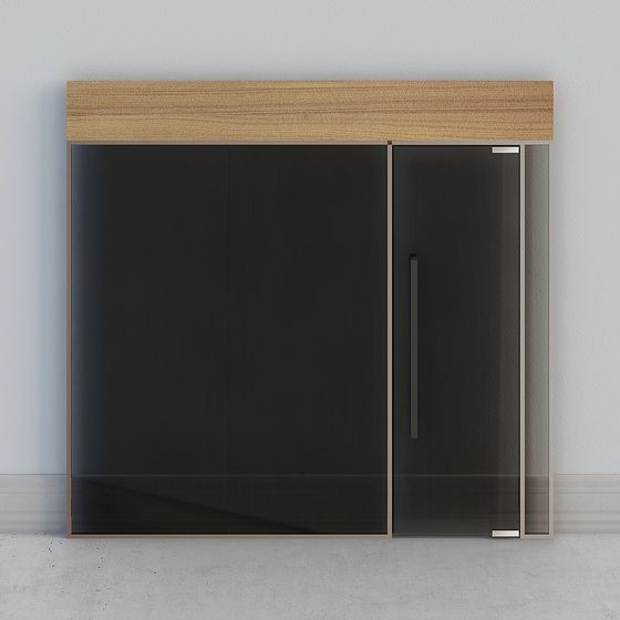 現代玻璃隔斷屏風