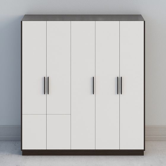 Modern Minimalist Wardrobe 3D model