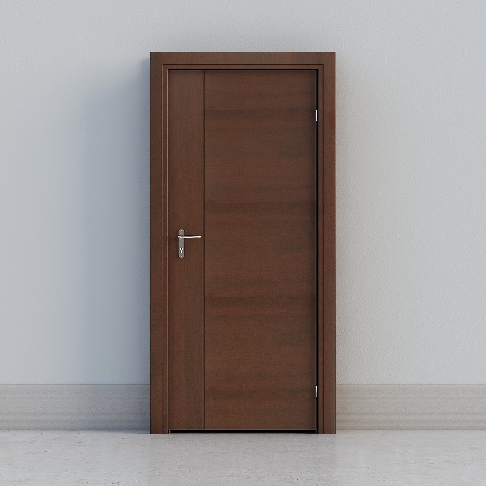 Classic Dark Wooden Door