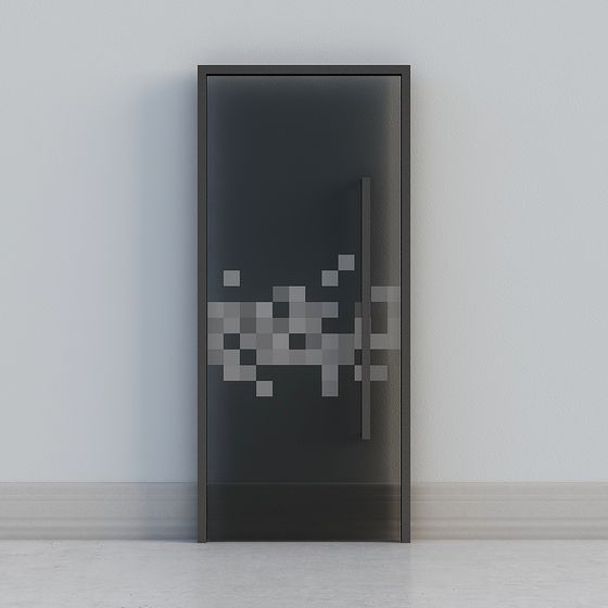 Pixel Gate 3D Model with Unique Low-Polygon Design