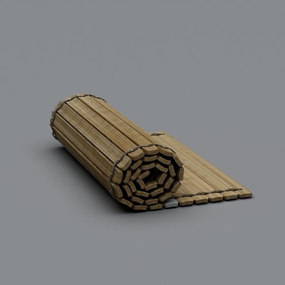 Natural Bundled Logs 3D model for Creative Projects