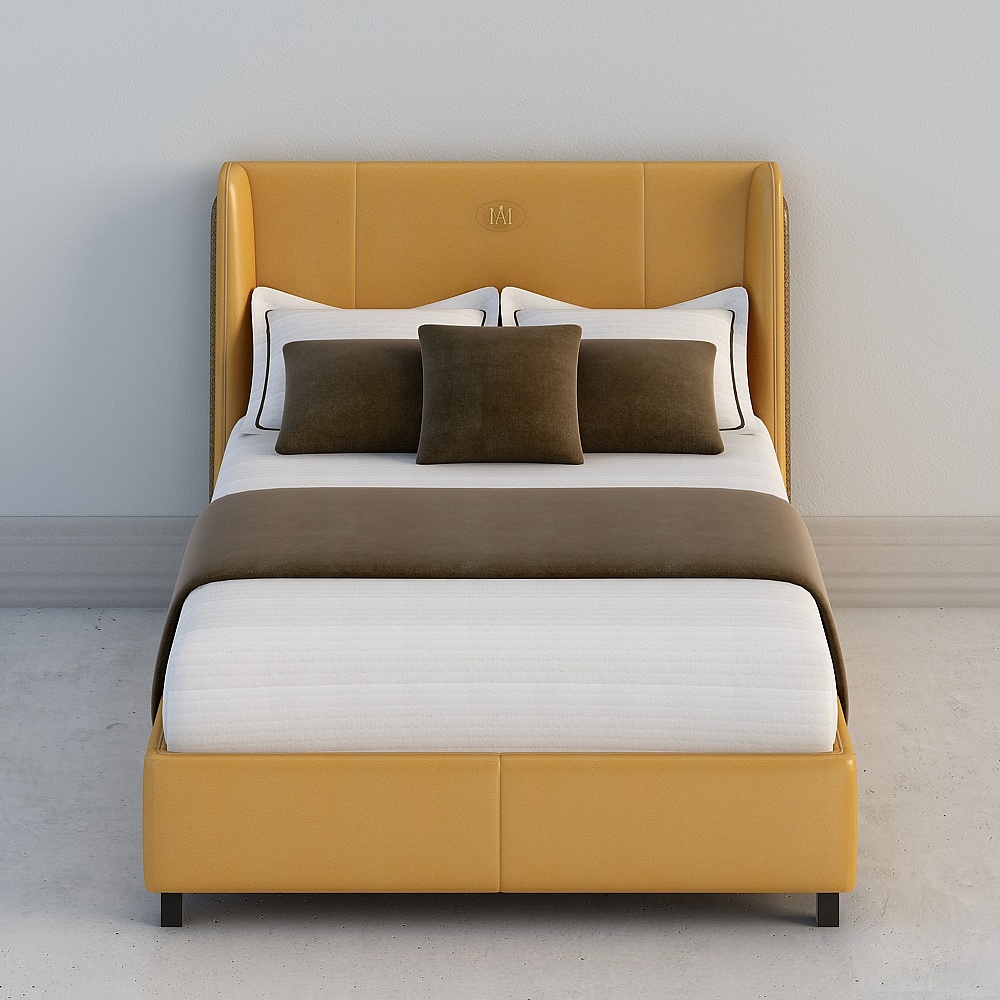 Modern Luxe Bed 3D model