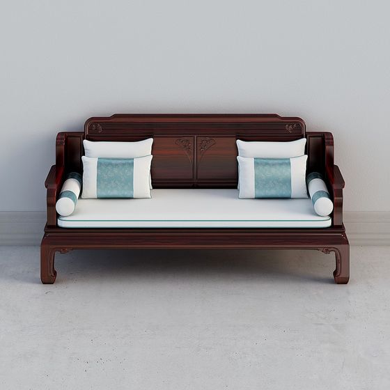 Classical Elegance 3D model Sofa
