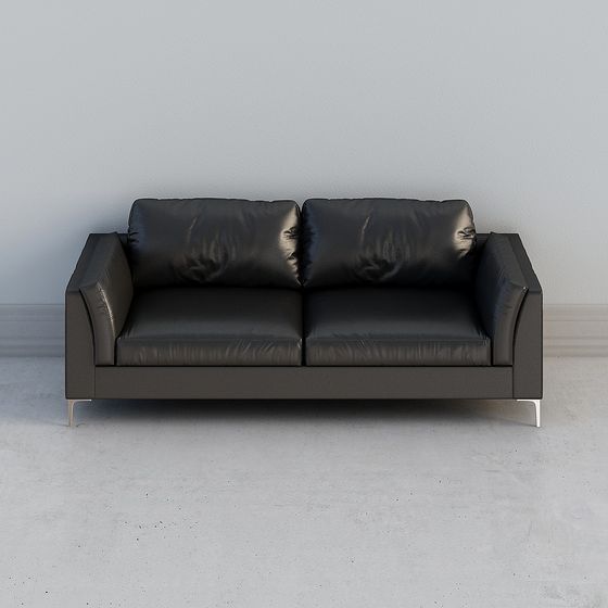 Urban Comfort Low-Poly Sofa 3D model