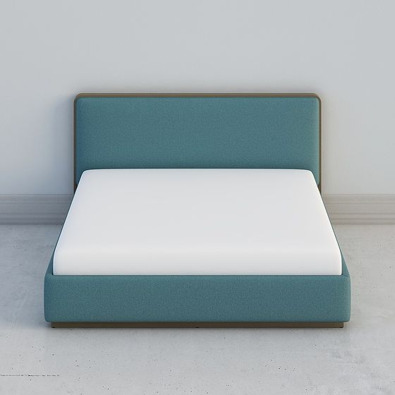 Modern Minimalist Bed Frame 3D model