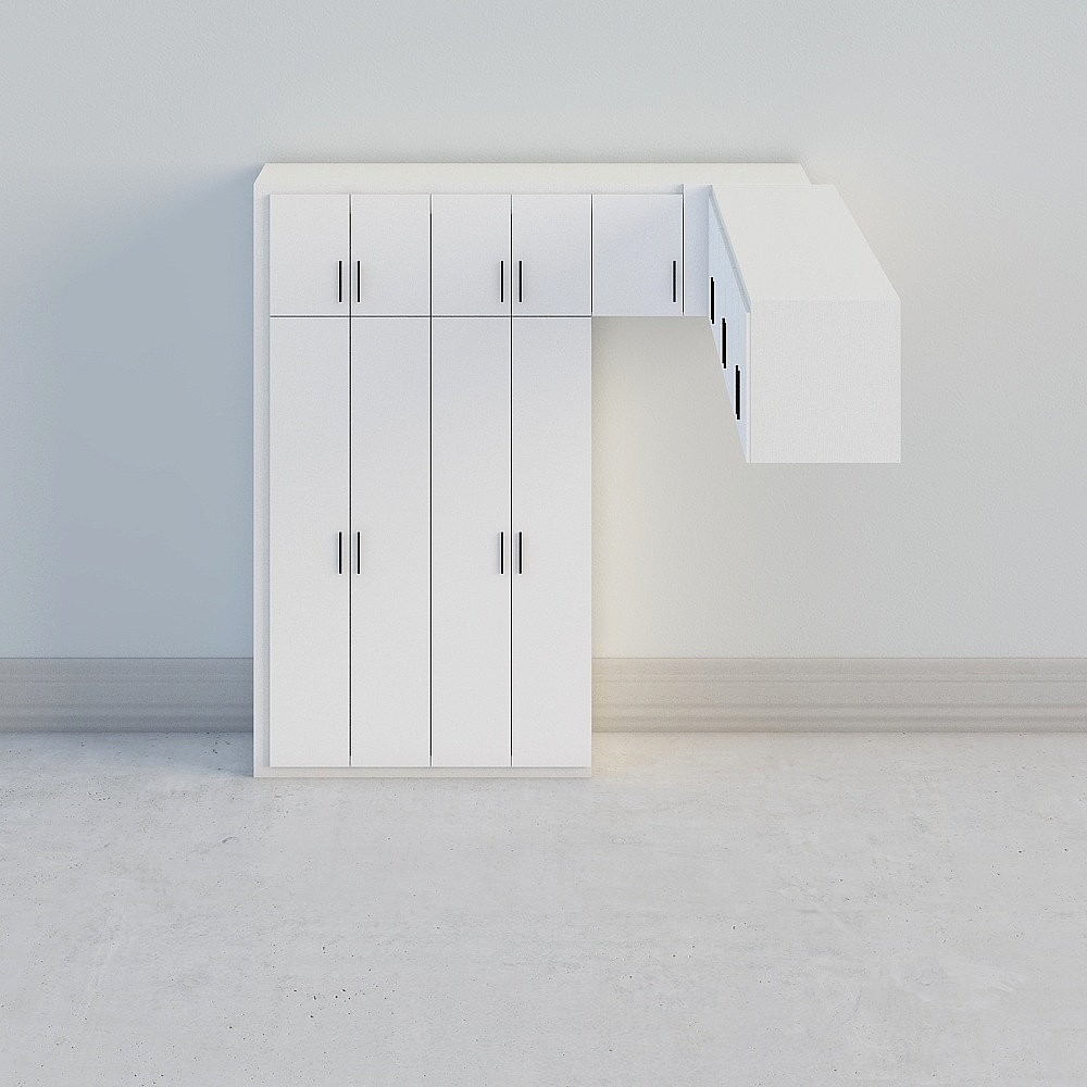 The wardrobe of the old man's room