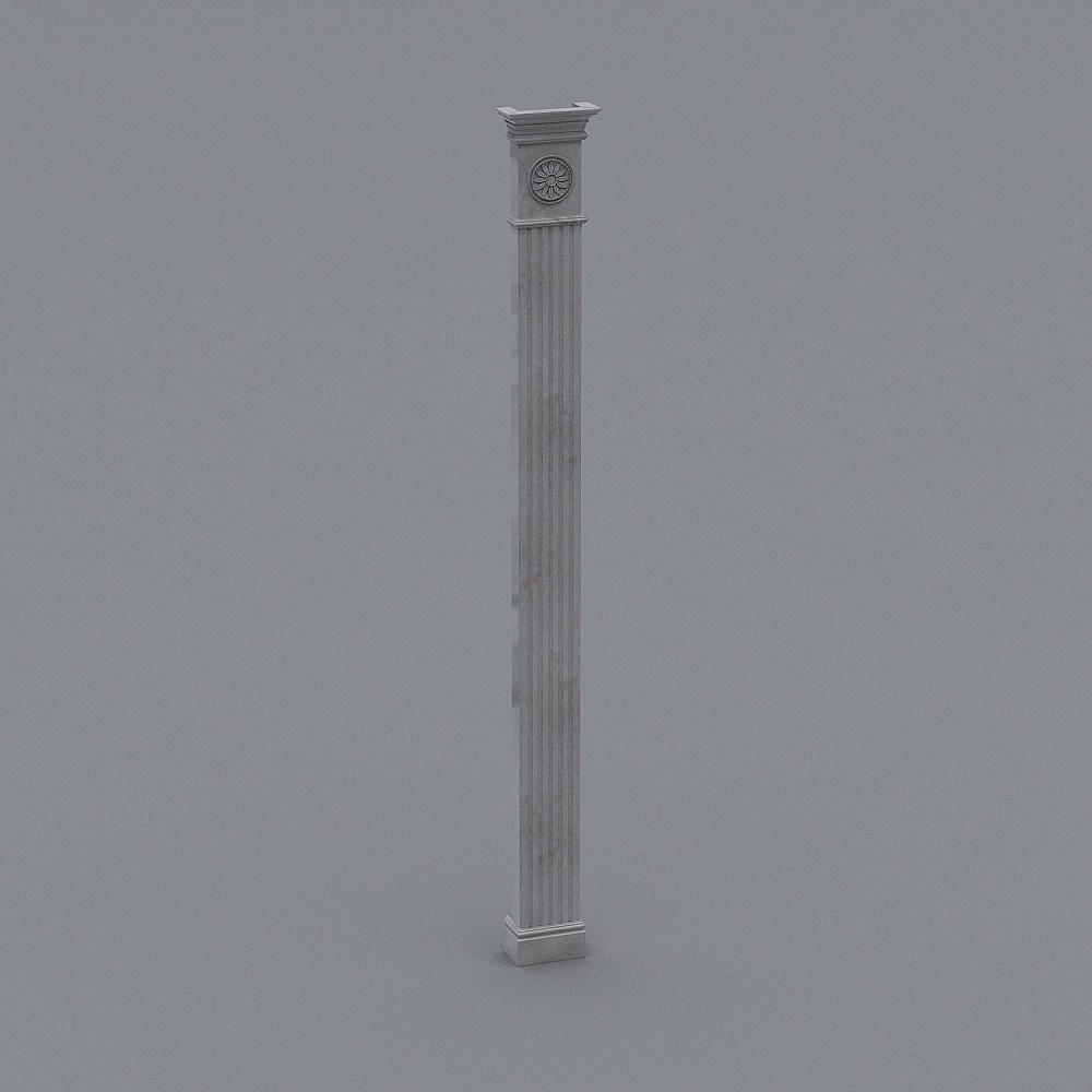 Roman Column 3D model - Classic Meets Modern Design
