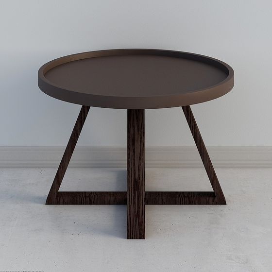 Gran mesa de centro redonda Hermes naranja C11