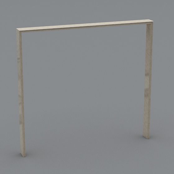 Stylish Wooden Frame 3D Model for Modern Design