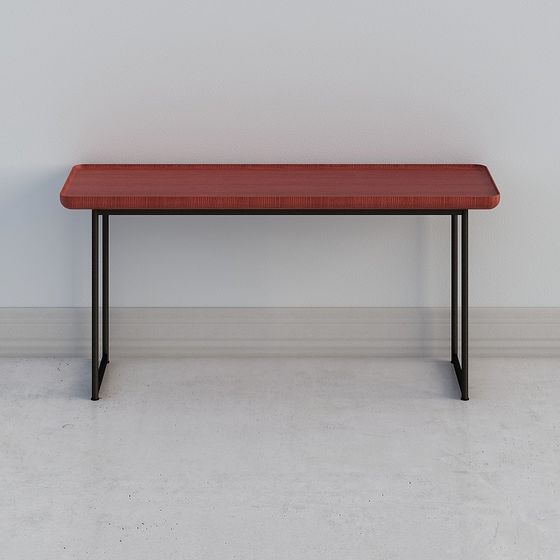 Urban Red Table 3D model