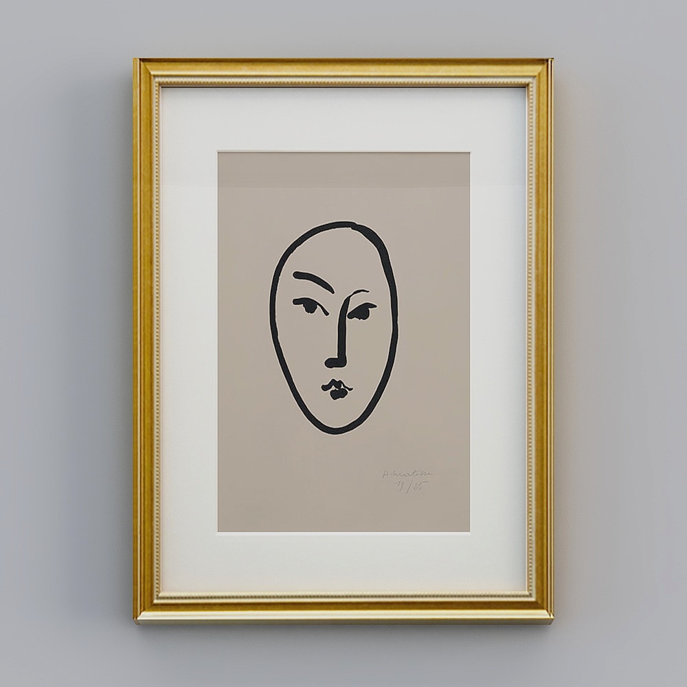 Abstract Face Portrait 3D model