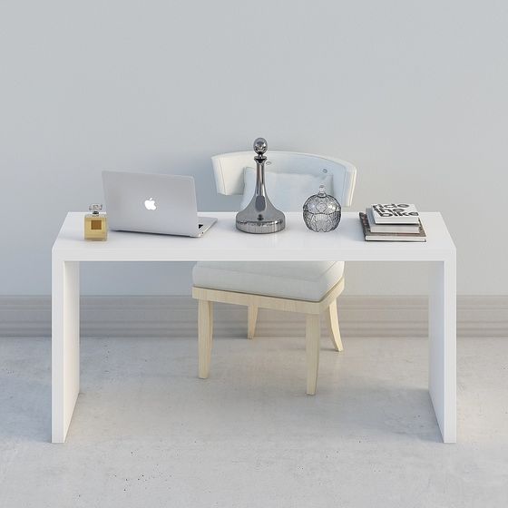 Minimalist Office Desk 3D model