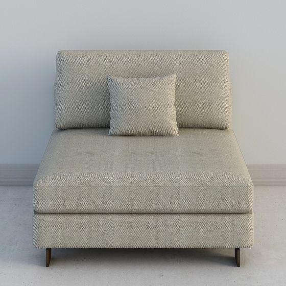 Urban Comfort Chaise Lounge 3D model