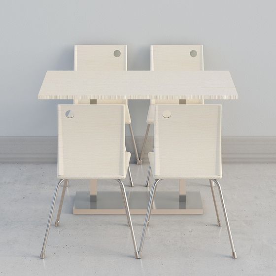 Combinazione di tavolo e sedia