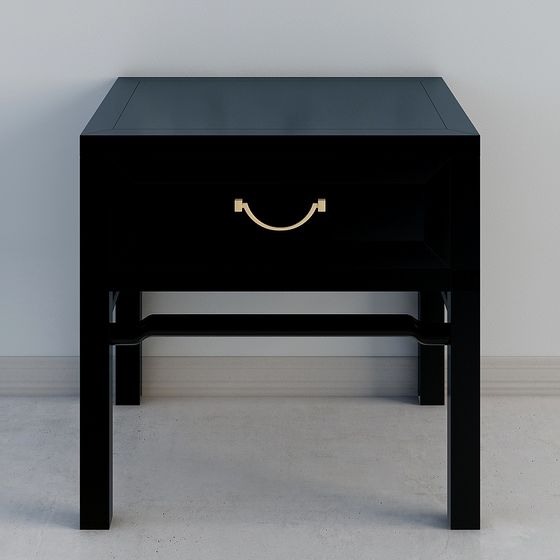 Urban Night Shadow Nightstand 3D model