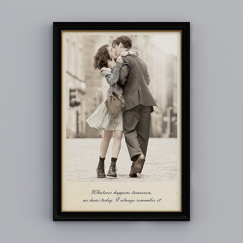 Kibaki European and American store European-style xuanguan vertical black-encrusted gold frame 68.5x98.5cm movie line ewxyl-e-3