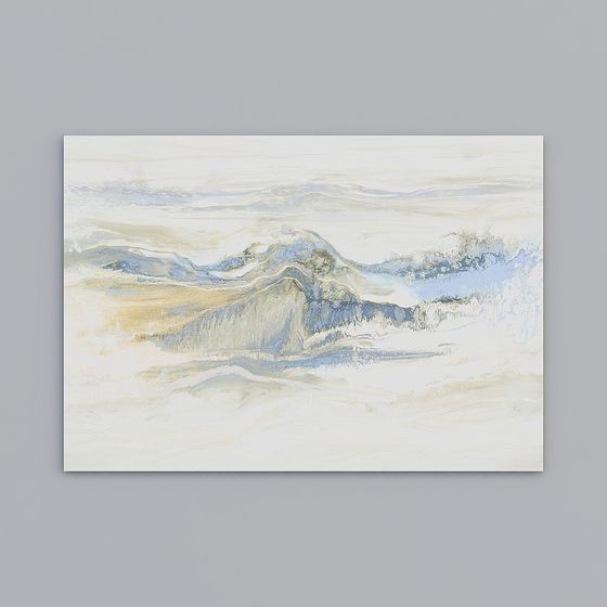 Snowy Mountain Peak 3D model for Creative Projects