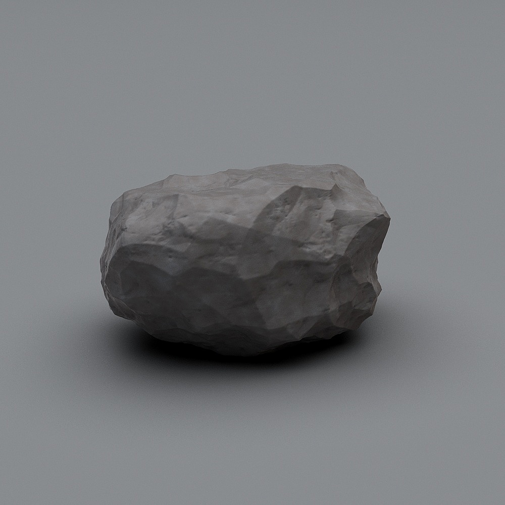Rugged Boulder 3D model