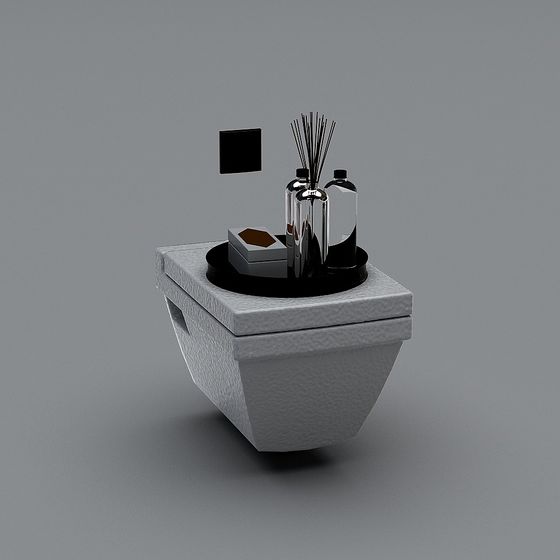 Urban Corner Low-Poly 3D Model