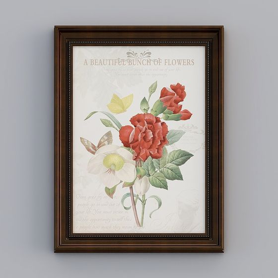 Vintage Bouquet 3D model
