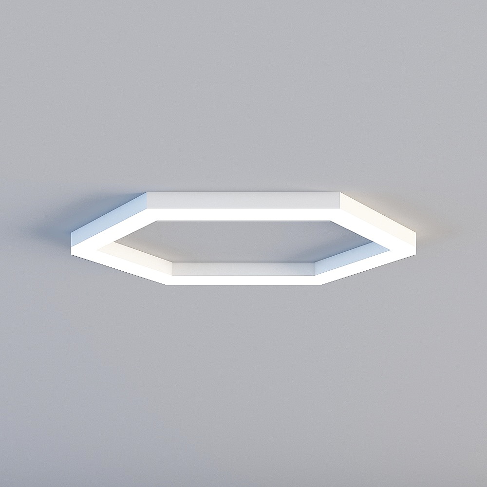 Sechseckige Deckenleuchte-2