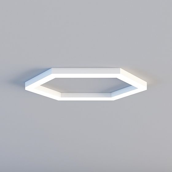 Sechseckige Deckenleuchte-2