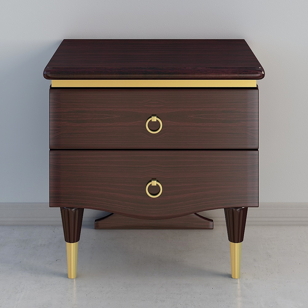 CG-002 Nachttisch - Ebenholz