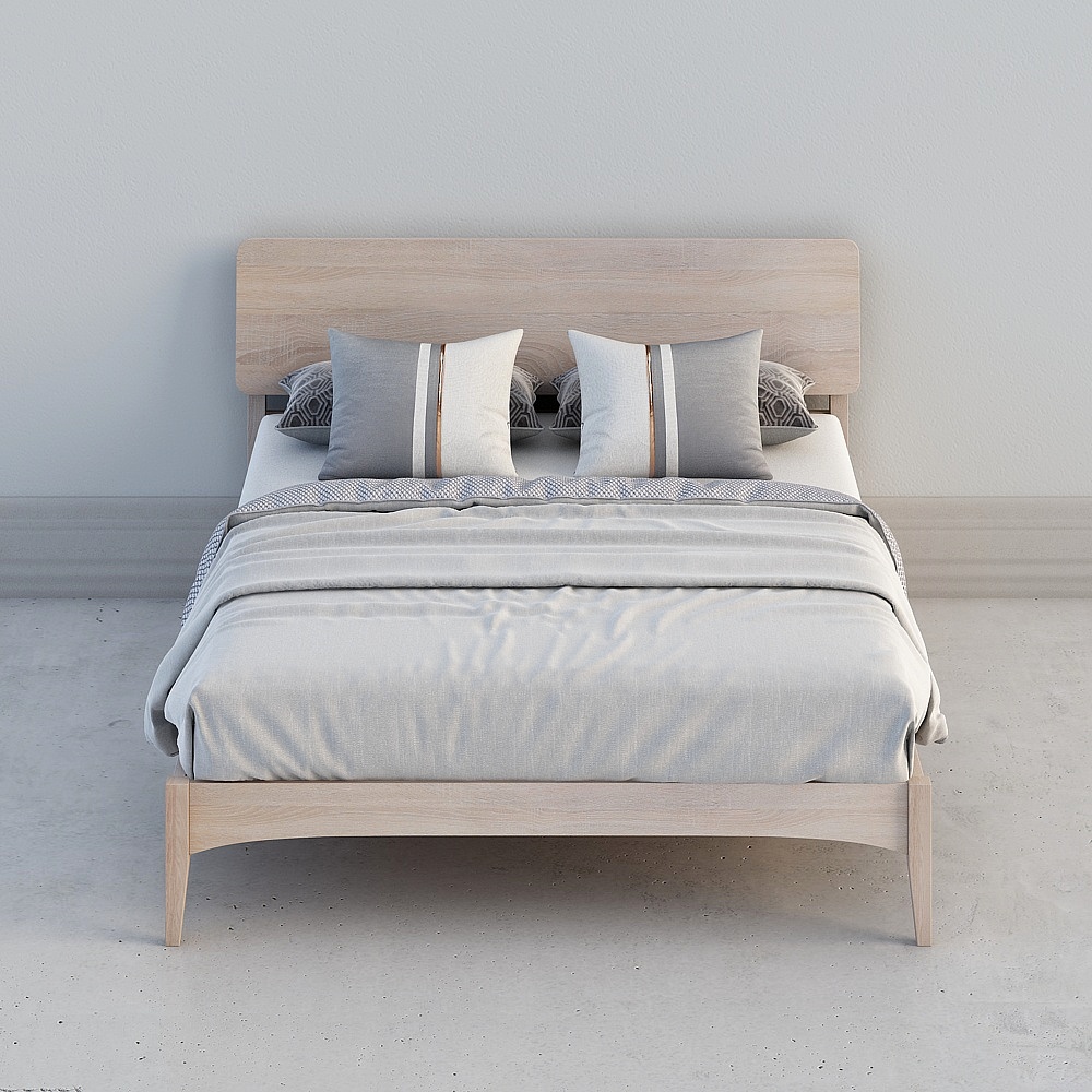 Abao Furniture Северный стиль Кровать XJPQ-AQMJ-V602-15BC 1630 x 2187 x 958мм