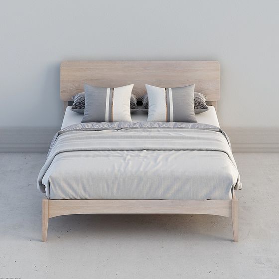 Abao Furniture Северный стиль Кровать XJPQ-AQMJ-V602-15BC 1630 x 2187 x 958мм