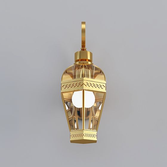 Elegant Pendant Light 3D model for Creative Projects