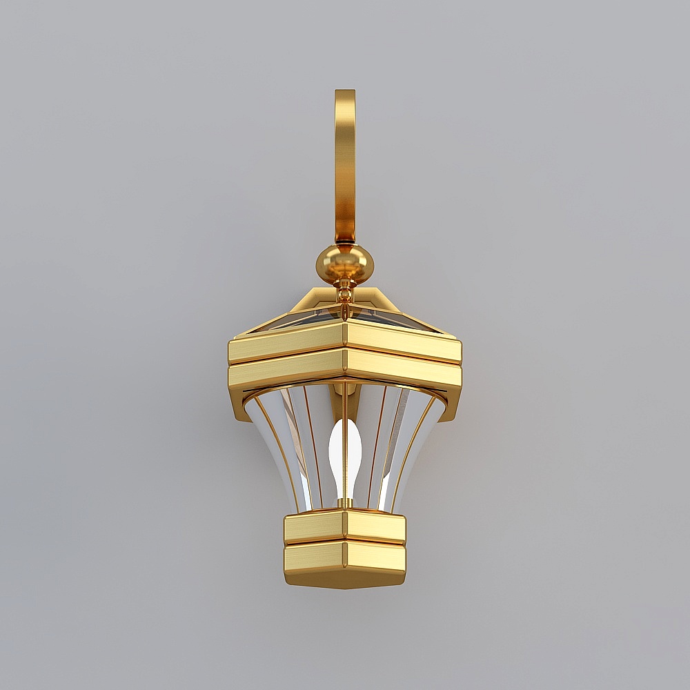 New Chinese Wall Lamp -  Copper