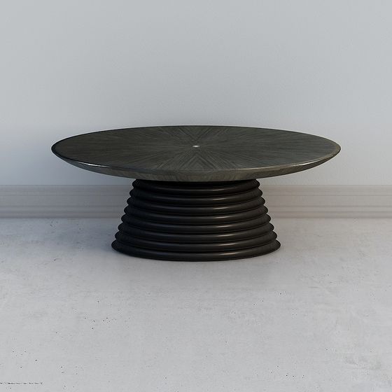 Spiral Round Table 3D model